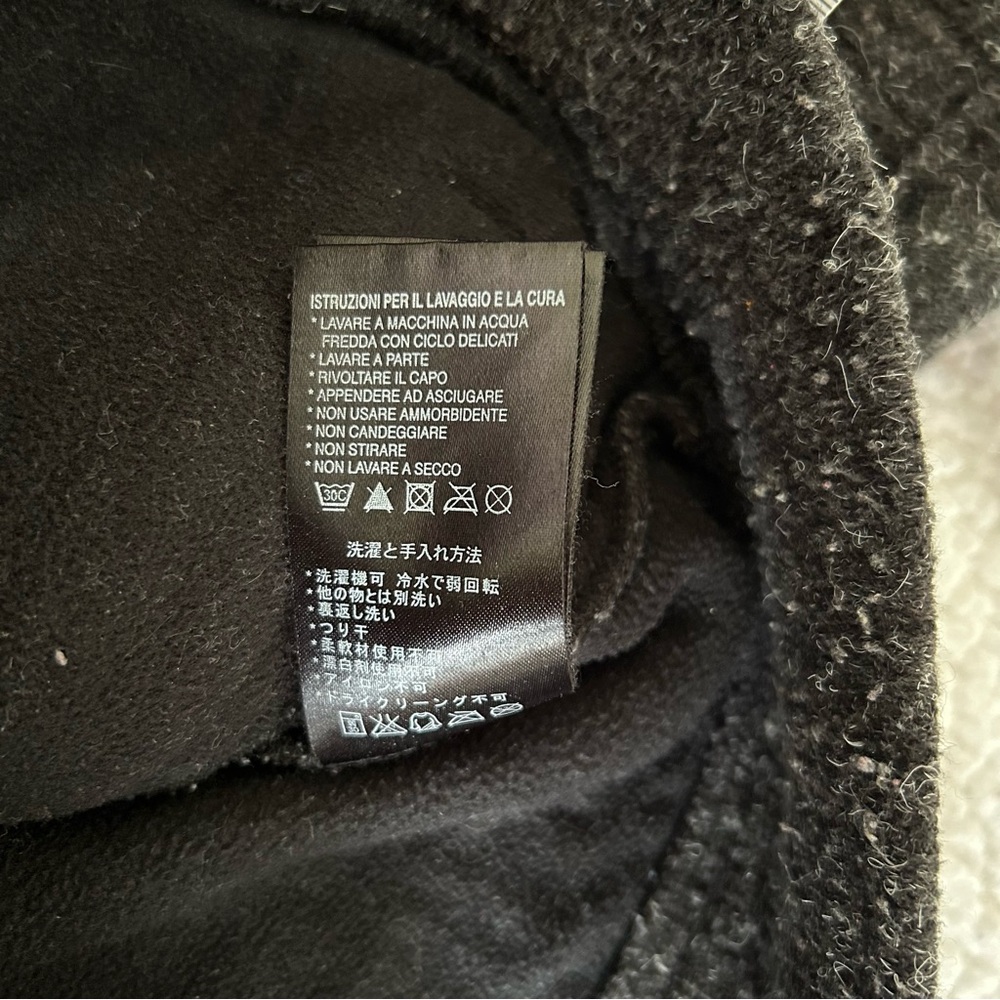 Orage Women's Outerwear Heather Black Gray Full Zip Up Fleece Knit Jacket Medium - Picture 7 of 10